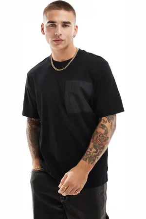 JACK & JONES Oversized t-shirt with nylon pocket in