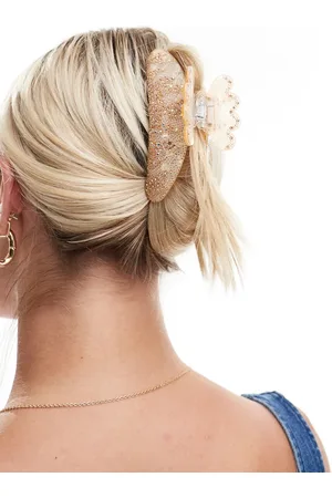 Sui Ava Helen Fire Up hair claw in tan