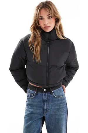ASOS Cropped puffer jacket in