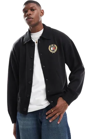 Tommy Hilfiger Boxy crest cardigan in
