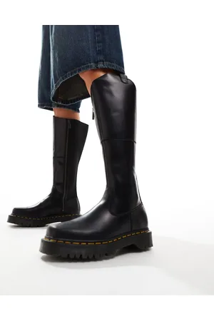Dr. Martens Amaayah hi riding boots in leather
