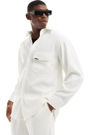 Sixth June Co-ord oversized textured shirt in