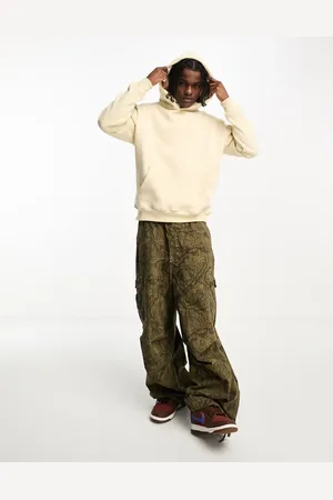 Sixth June Fear embroidered hoodie in beige