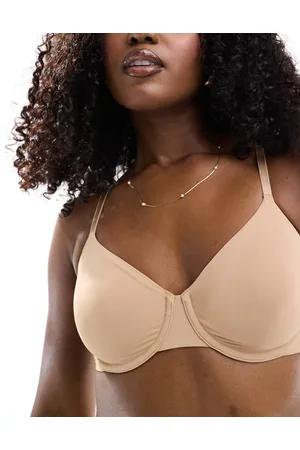 Lindex Non padded micro underwired t-shirt bra in beige
