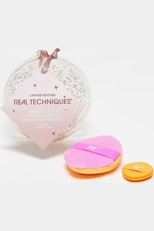 Real Techniques Miracle 2-In-1 Powder Puff & Mini Concealer Puff Ornament - 30% saving