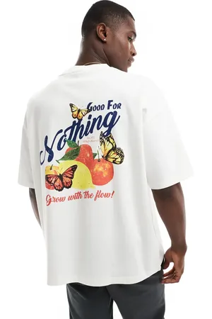 Good For Nothing Graphic back t-shirt in off