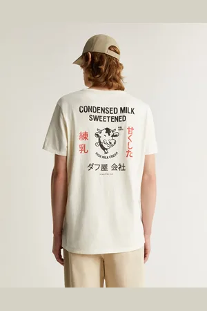 SCALPERS Milk t-shirt in off