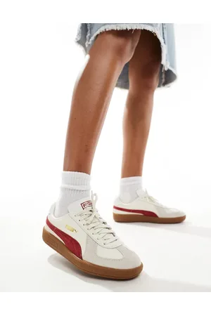 PUMA Army trainers in and red