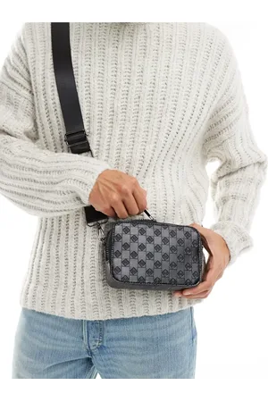 ASOS Cross body camera bag with checkerboard emboss in