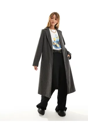 New Look Formal pinstripe coat in