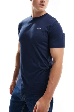 Hollister 3 pack icon logo t-shirt in shades of marl