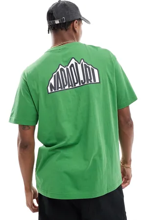 Napapijri Linth backprint script logo t-shirt in