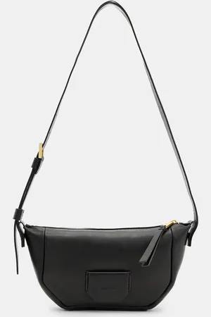 AllSaints Madea leather mini crossbody bag in