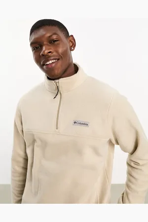 Columbia Steens Mountain half zip fleece in stone