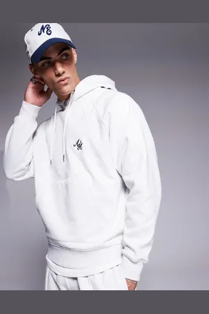 Alma de Ace Hoodie with logo embroidery in marl