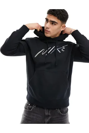 Nike Club + slogan hoodie in