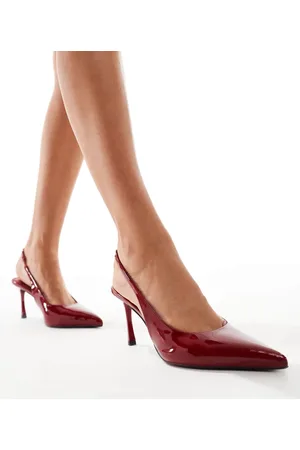 Simmi London Simmi London Laylin Low heeled court shoe in burgundy