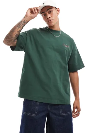 Carhartt Signature script t-shirt in khaki