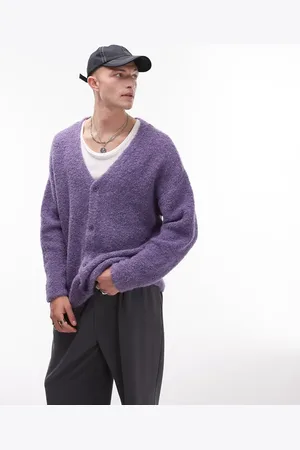 Topman Relaxed fit boucle cardigan in