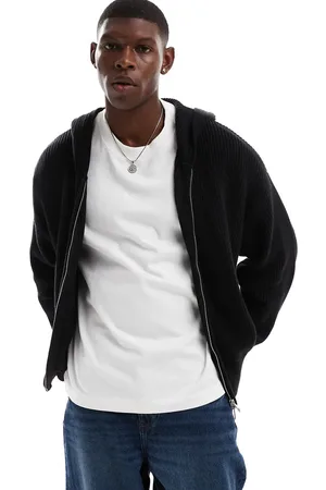 Weekday Oversized knitted hoodie in