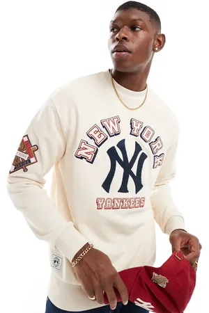 New Era New York Yankees sweatshirt in cream