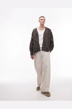 Topman Relaxed fit boucle pattern cardigan in