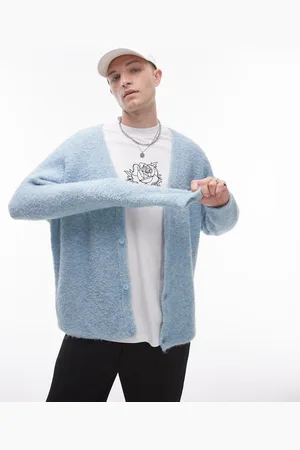 Topman Relaxed fit boucle cardigan in marl