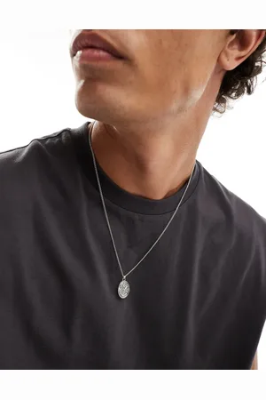 FADED FUTURE Medal pendant necklace in