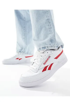 Reebok Club C Revenge trainers in and red