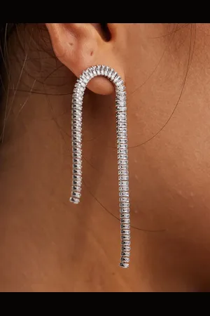 True Decadence Embellished loop earrings in