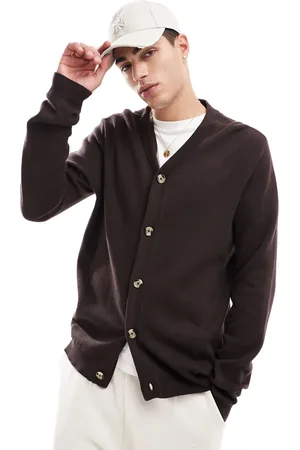 Threadbare Cardigan in chocolate