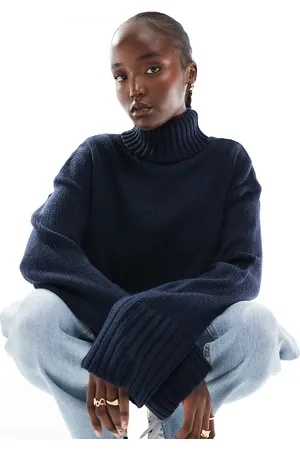 ASOS ASOS DESIGN Tall cropped roll neck jumper in