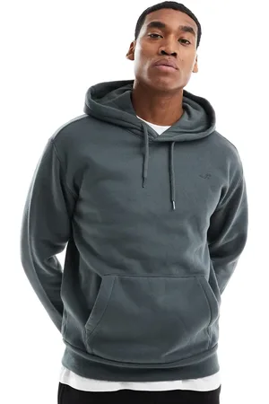 Hollister Relaxed icon hoodie in khaki