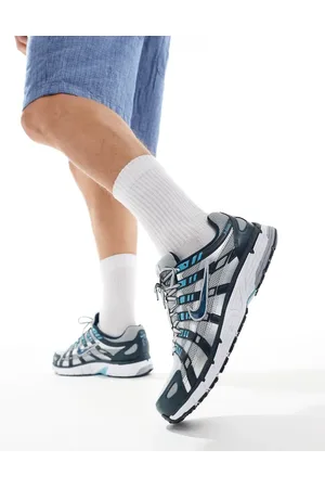 Nike P-6000 trainers in silver and