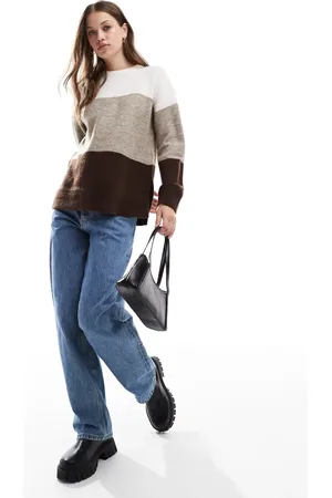 New Look Colour block jumper in