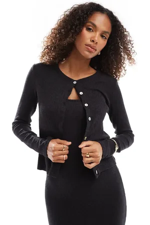 VERO MODA Soft ribbed cardigan co-ord in melange