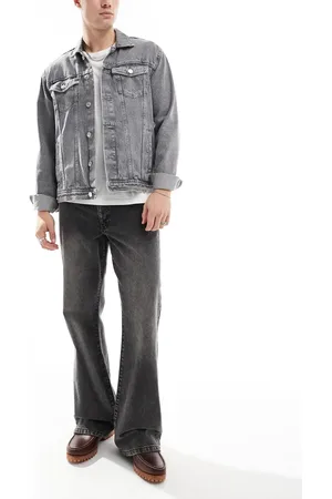 ASOS Wide flare jeans in washed