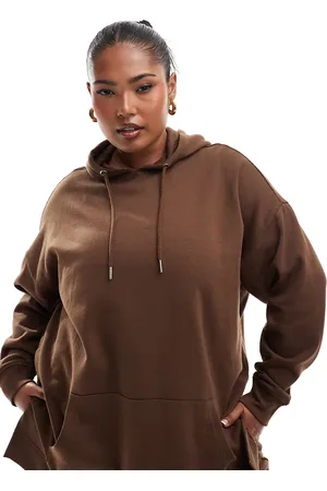 Yours Essential hoodie co-ord in mocha