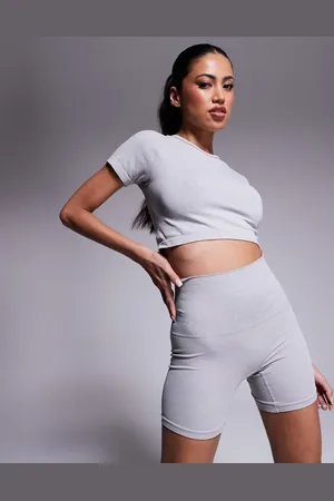 ASOS Seamless high waist 5 inch legging shorts in marl