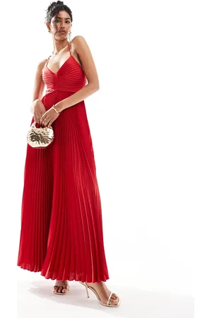 Forever New Pleated maxi dress in