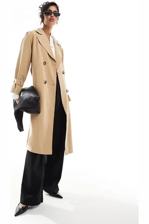 Whistles Riley trench coat in tan