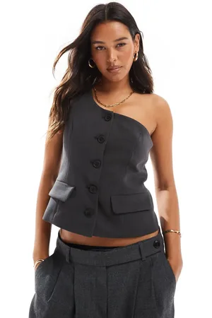 ONLY One shoulder tailored top in