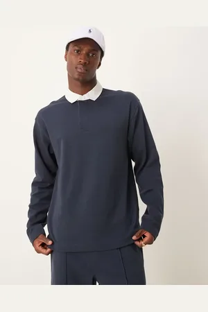 New Look Long sleeve rugby polo shirt co-ord in