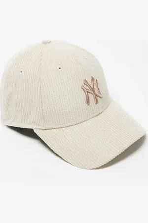 New Era NY Yankees 9forty cord cap in beige