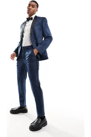 ASOS Slim tuxedo suit trouser in velvet