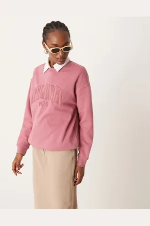 New Look Oversized jumper with Atlanta slogan in