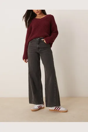 Miss Selfridge Wide leg jean in wash