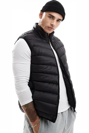 Brave Soul Lightweight funnel neck gilet in