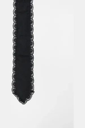 Sister Jane Unisex lace detail tie in