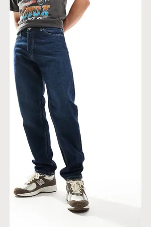 Weekday Barrel relaxed fit tapered jeans in compact wash